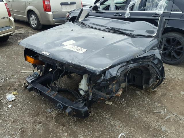 1J8HG48KX6C171107 - 2006 JEEP COMMANDER BLACK photo 2