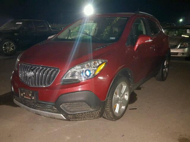 KL4CJASB1GB578499 - 2016 BUICK ENCORE RED photo 2