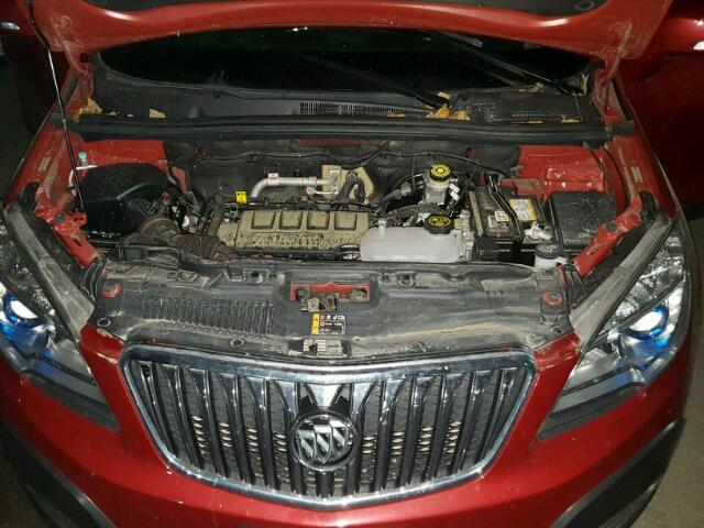 KL4CJASB1GB578499 - 2016 BUICK ENCORE RED photo 7