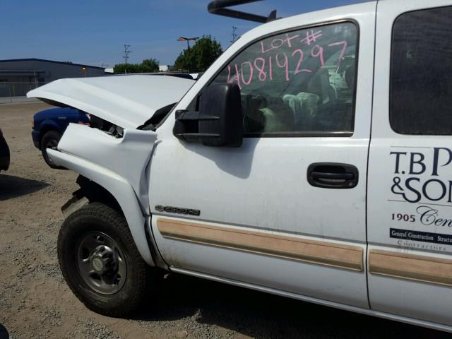 1GCHK29U56E152382 - 2006 CHEVROLET SILVERADO WHITE photo 9