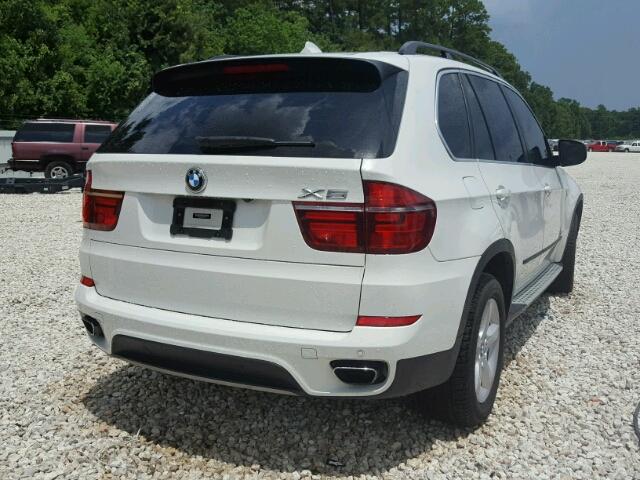 5UXZV8C5XD0C14547 - 2013 BMW X5 XDRIVE5 WHITE photo 4