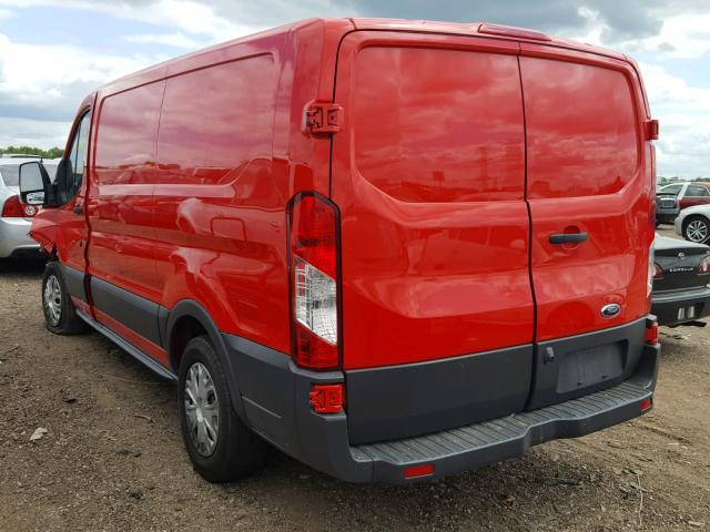 1FTYE1ZM9GKB27201 - 2016 FORD TRANSIT T- RED photo 3