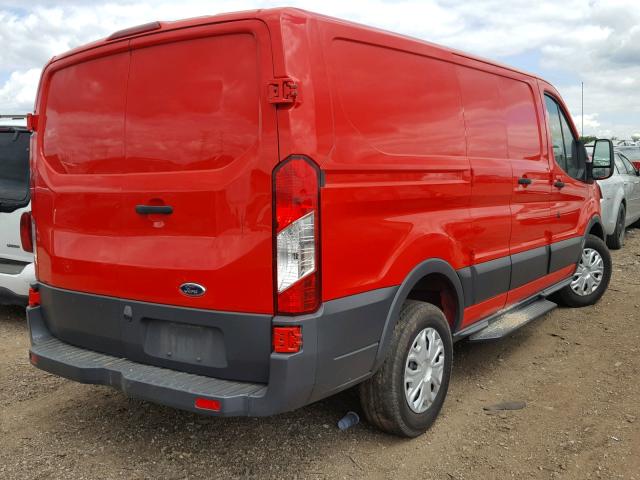 1FTYE1ZM9GKB27201 - 2016 FORD TRANSIT T- RED photo 4