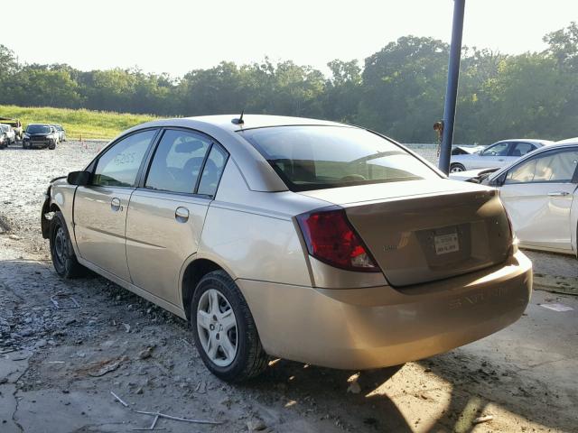 1G8AJ55F16Z144070 - 2006 SATURN ION LEVEL GOLD photo 3