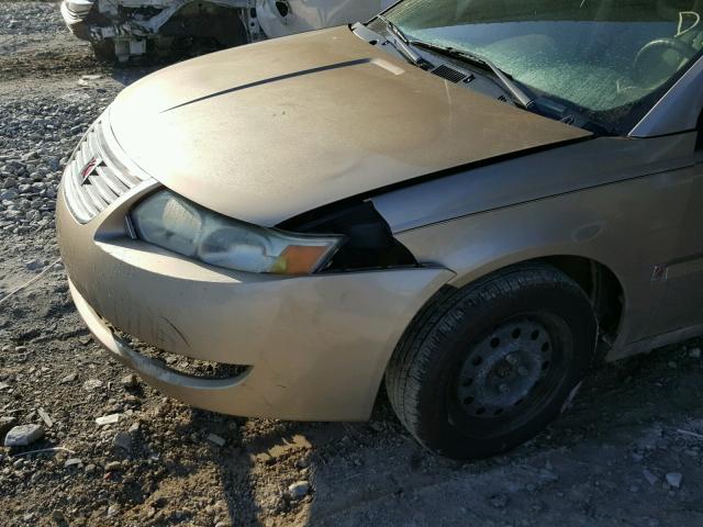 1G8AJ55F16Z144070 - 2006 SATURN ION LEVEL GOLD photo 9
