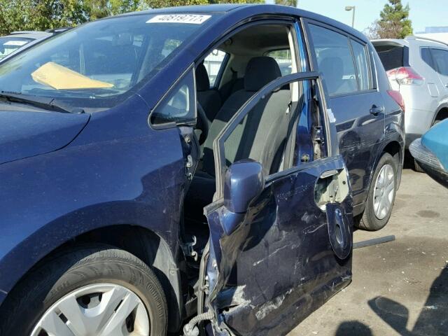 3N1BC1CP0CK812882 - 2012 NISSAN VERSA S BLUE photo 9