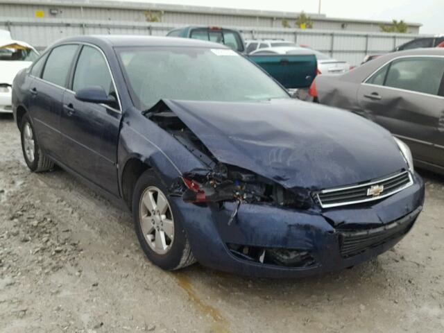 2G1WT58K279414135 - 2007 CHEVROLET IMPALA LT BLUE photo 1