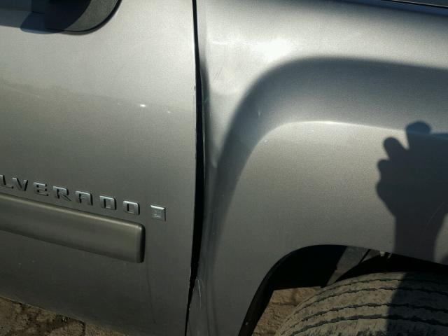 3GCEK13398G225763 - 2008 CHEVROLET SILVERADO GRAY photo 10