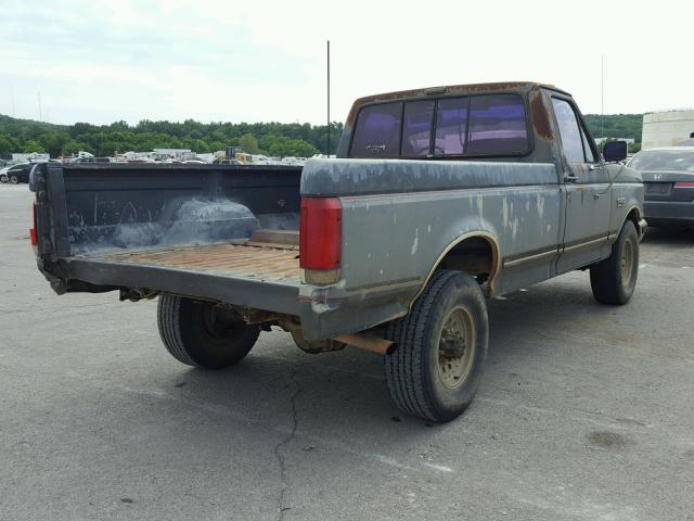 1FTHF25H1KPB23991 - 1989 FORD F250 GRAY photo 4