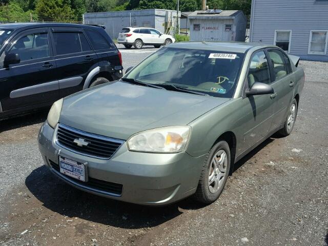 1G1ZS51F36F261851 - 2006 CHEVROLET MALIBU LS მწვანე ფოტო 2