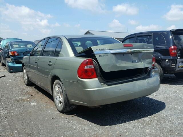 1G1ZS51F36F261851 - 2006 CHEVROLET MALIBU LS მწვანე ფოტო 3
