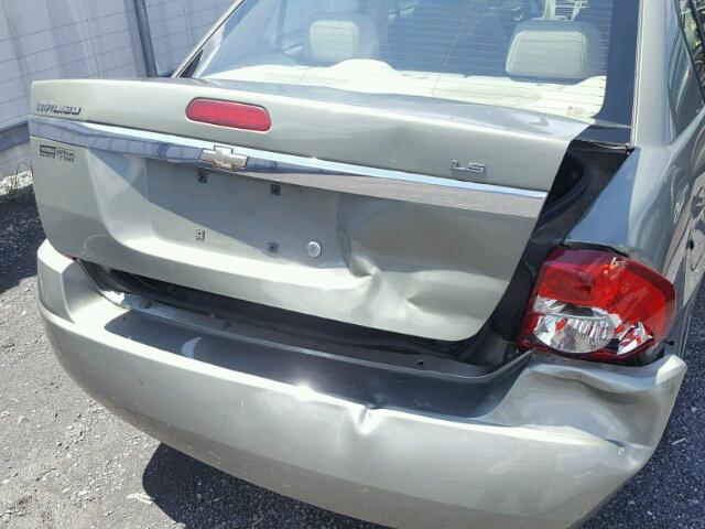 1G1ZS51F36F261851 - 2006 CHEVROLET MALIBU LS მწვანე ფოტო 9