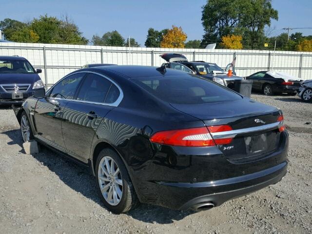 SAJWA0ES8DPS66060 - 2013 JAGUAR XF BLACK photo 3