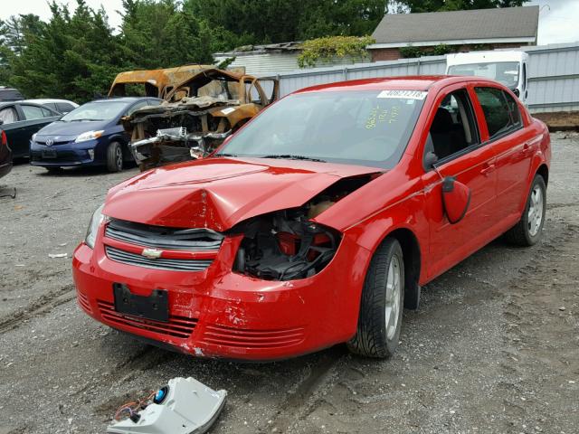 1G1AF5F54A7199901 - 2010 CHEVROLET COBALT 2LT RED photo 2