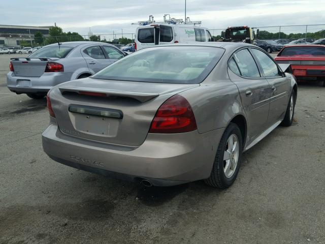 2G2WP552561290587 - 2006 PONTIAC GRAND PRIX TAN photo 4