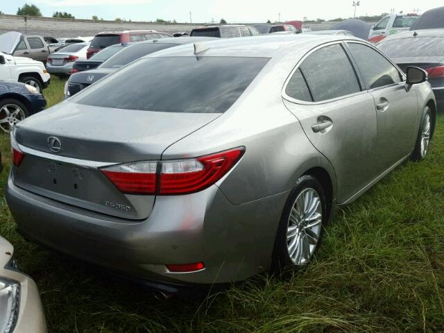 JTHBK1GG2F2210669 - 2015 LEXUS ES SILVER photo 4