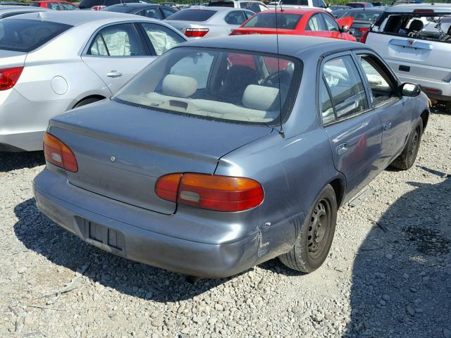 1Y1SK52891Z412218 - 2001 CHEVROLET GEO PRIZM BLUE photo 4