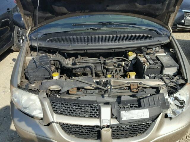 2B4GP44352R675967 - 2002 DODGE GRAND CARA TAN photo 7