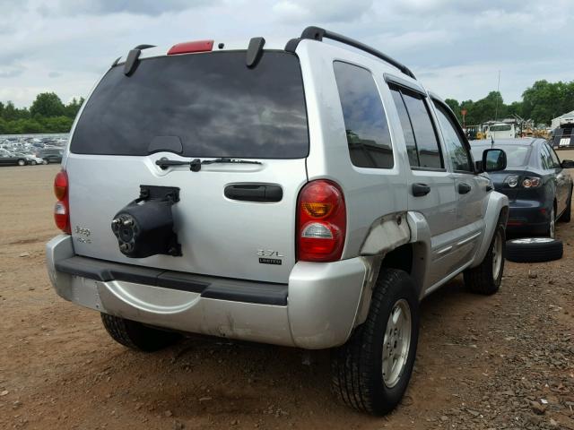 1J4GL58K94W207279 - 2004 JEEP LIBERTY LI SILVER photo 4