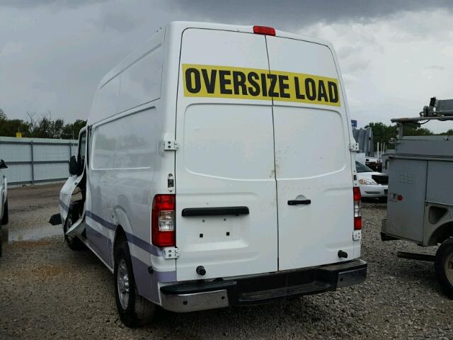 1N6AF0LY4DN102749 - 2013 NISSAN NV 2500 WHITE photo 3