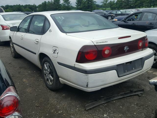 2G1WF52E639156089 - 2003 CHEVROLET IMPALA BEIGE photo 3