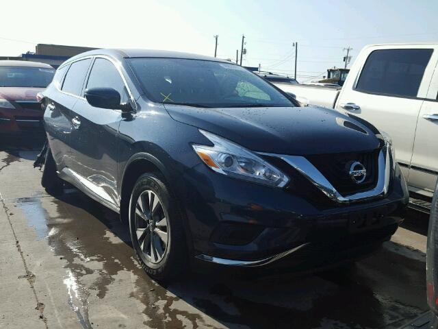 5N1AZ2MG2GN155798 - 2016 NISSAN MURANO BLUE photo 1