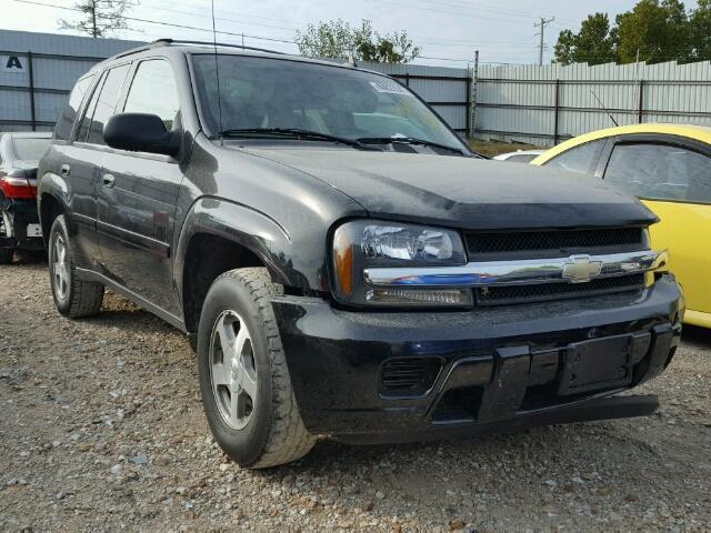 1GNDS13S862126562 - 2006 CHEVROLET TRAILBLAZE BLACK photo 1