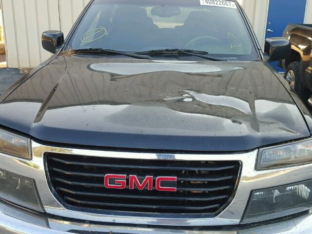 1GTH5MFE6C8163773 - 2012 GMC CANYON SLE BLACK photo 9