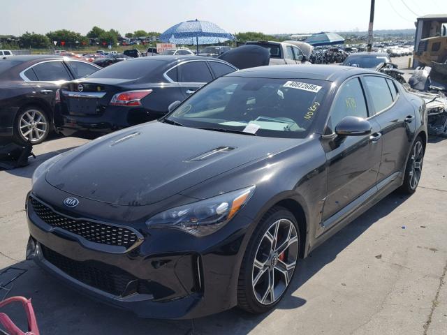 KNAE45LC3J6018176 - 2018 KIA STINGER GT BLACK photo 2