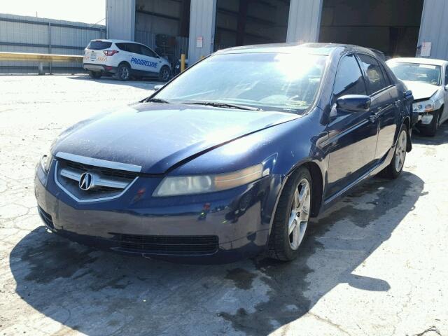 19UUA66214A018776 - 2004 ACURA TL BLUE photo 2