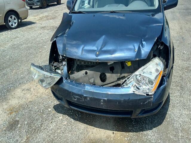 KNDMB233686224668 - 2008 KIA SEDONA EX BLUE photo 9