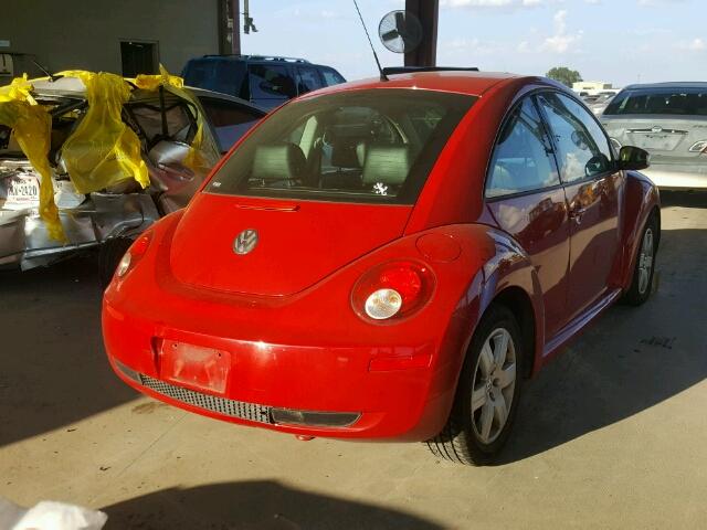 3VWRW31C57M515970 - 2007 VOLKSWAGEN NEW BEETLE 红色 照片 4