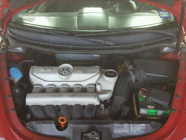 3VWRW31C57M515970 - 2007 VOLKSWAGEN NEW BEETLE 红色 照片 7
