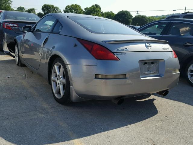 JN1AZ34E23T006860 - 2003 NISSAN 350Z COUPE GRAY photo 3