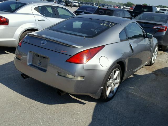 JN1AZ34E23T006860 - 2003 NISSAN 350Z COUPE GRAY photo 4