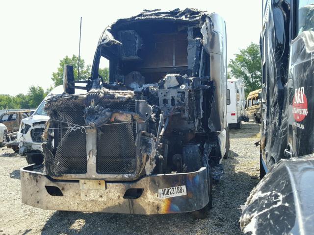 1XKYDP9X0EJ416460 - 2014 KENWORTH CONSTRUCTI BURN photo 2