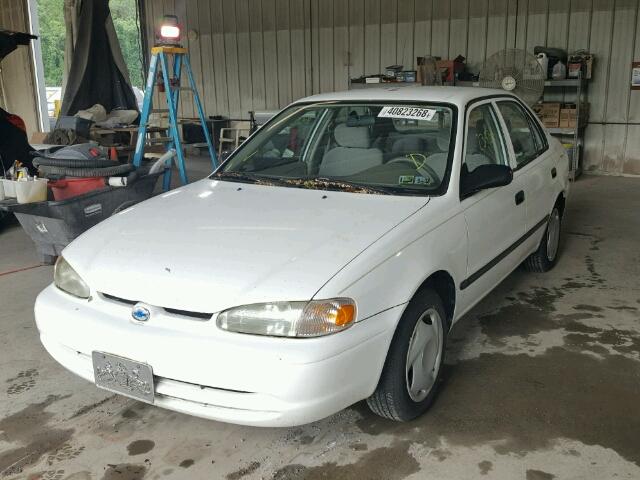 1Y1SK52862Z418480 - 2002 CHEVROLET GEO PRIZM 白色 照片 2