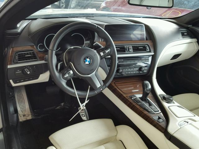 WBA6F1C32HGT83671 - 2017 BMW 640 I WHITE photo 9