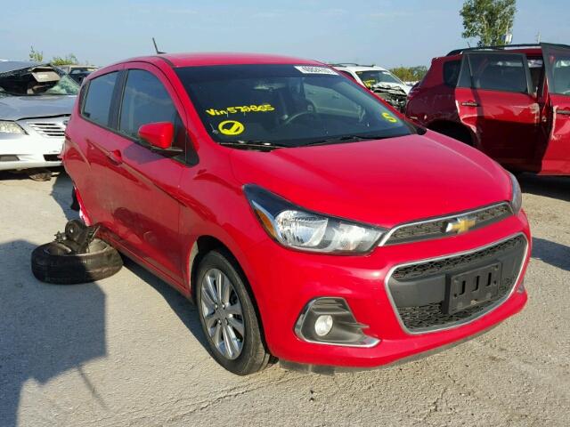 KL8CD6SA8GC572865 - 2016 CHEVROLET SPARK 1LT RED photo 1