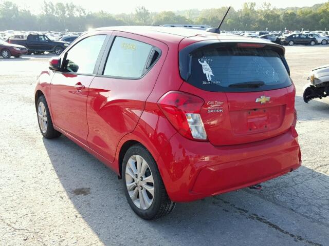 KL8CD6SA8GC572865 - 2016 CHEVROLET SPARK 1LT RED photo 3