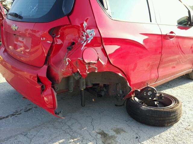 KL8CD6SA8GC572865 - 2016 CHEVROLET SPARK 1LT Красный фото 9