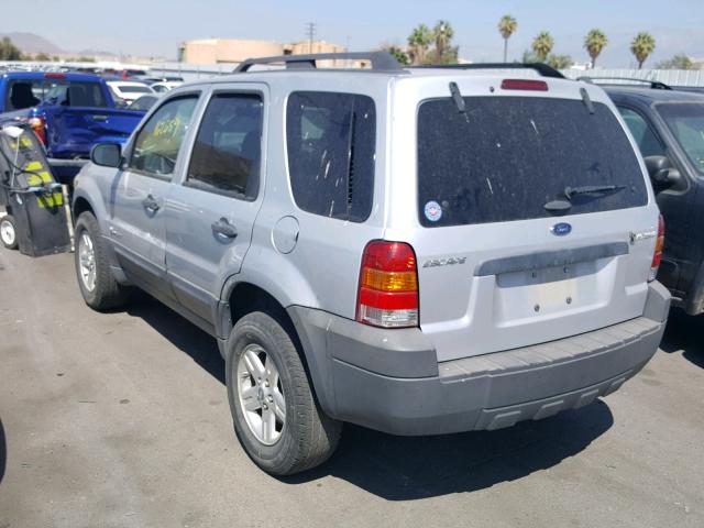 1FMYU49H97KA66614 - 2007 FORD ESCAPE HEV SILVER photo 3