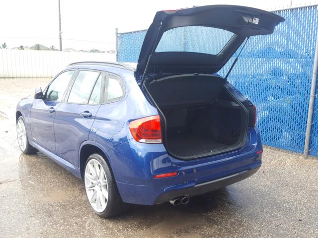 WBAVM1C56EVW53303 - 2014 BMW X1 SDRIVE2 BLUE photo 3