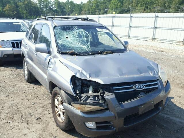 KNDJF723387462462 - 2008 KIA SPORTAGE E GRAY photo 9