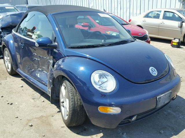 3VWCD31Y65M305396 - 2005 VOLKSWAGEN NEW BEETLE 蓝色 照片 1