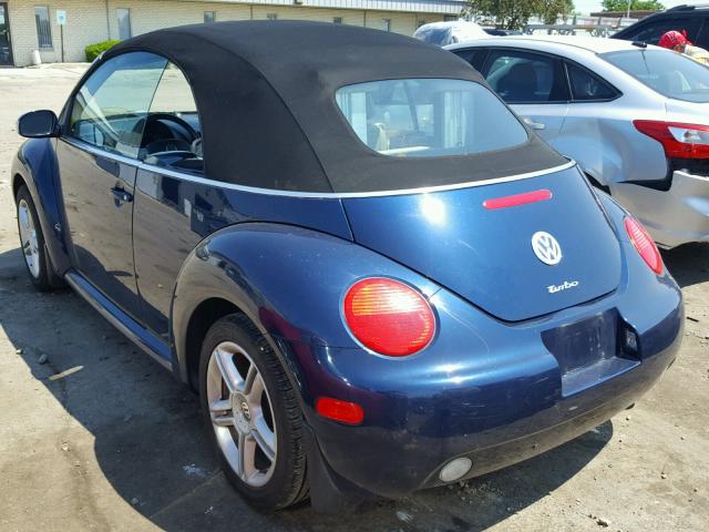 3VWCD31Y65M305396 - 2005 VOLKSWAGEN NEW BEETLE 蓝色 照片 3