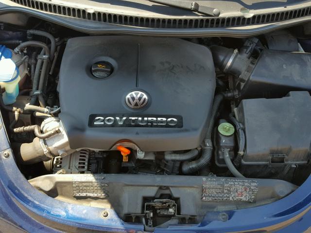 3VWCD31Y65M305396 - 2005 VOLKSWAGEN NEW BEETLE 蓝色 照片 7