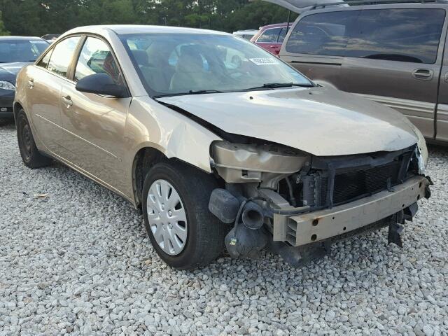 1G2ZF58B874167819 - 2007 PONTIAC G6 GOLD photo 1