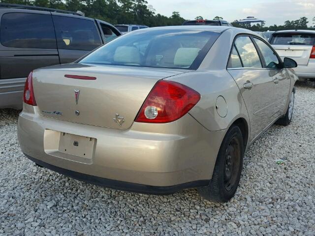 1G2ZF58B874167819 - 2007 PONTIAC G6 GOLD photo 4