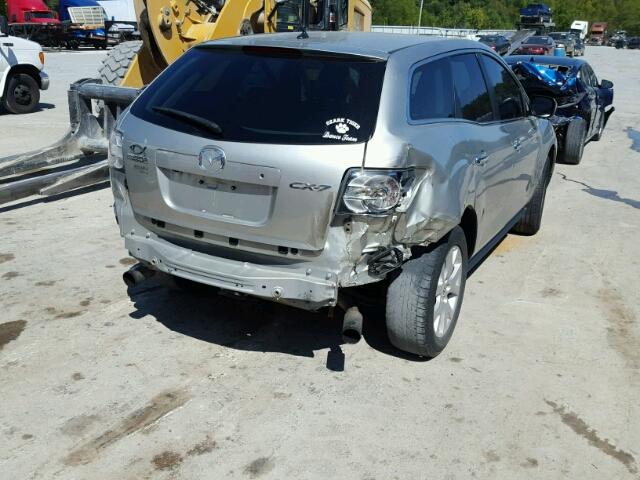 JM3ER293770156154 - 2007 MAZDA CX-7 SILVER photo 4